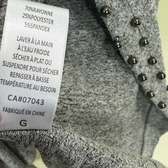 Coin 1804 Beaded Long Cardigan Sweater Duster Pockets Stretch Soft Lightweight L - Picture 10 of 14